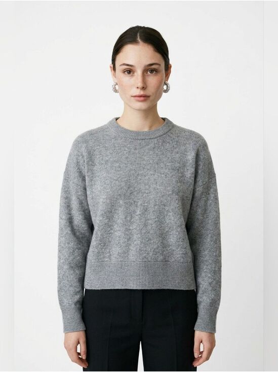 Club Monaco Sweaters - Club Monaco Cashmere Blend Grey Crewneck Women’s Sweater